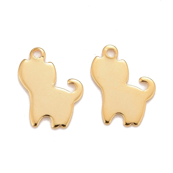 PandaHall 201 Stainless Steel Pendants, Cat, Real 24k Gold Plated, 15x10.5x0.8mm, Hole: 1.4mm 201 Stainless Steel Cat Shape
PandaHall 201 Stainless Steel Pendants, Cat, Real 24k Gold Plated, 15x10.5x0.8mm, Hole: 1.4mm 201 Stainless Steel Cat Shape