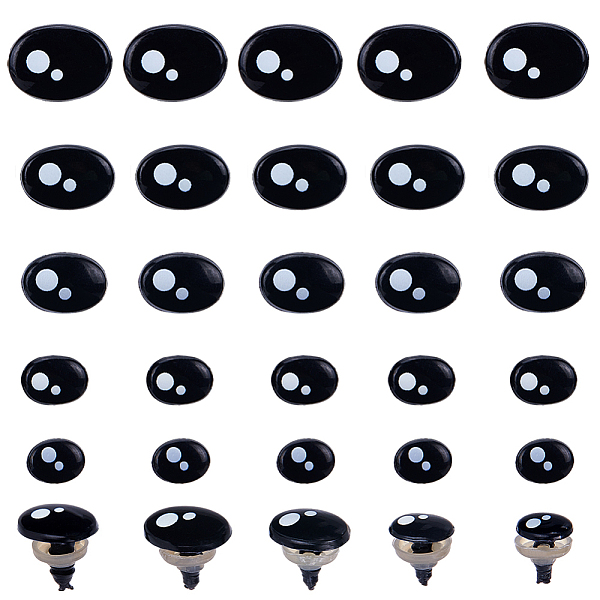PandaHall GORGECRAFT A Box 5 Sizes 100Pcs Safety Eyes Plastic Craft Doll Eye with Washers Black Crochet Eyes for Puppet Dog Bear Teddy Plush...
PandaHall GORGECRAFT A Box 5 Sizes 100Pcs Safety Eyes Plastic Craft Doll Eye with Washers Black Crochet Eyes for Puppet Dog Bear Teddy Plush...