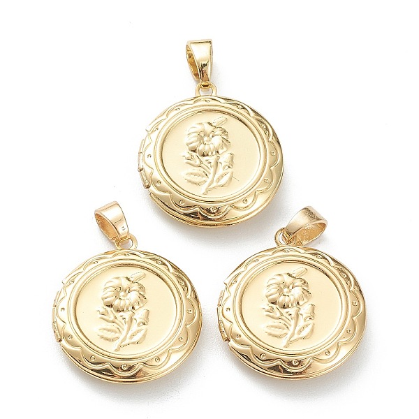 PandaHall Brass Locket Pendants, Photo Frame Pendants for Necklaces, Flat Round with Flower, Real 18K Gold Plated, 22.5x20x4.5mm, Hole...
PandaHall Brass Locket Pendants, Photo Frame Pendants for Necklaces, Flat Round with Flower, Real 18K Gold Plated, 22.5x20x4.5mm, Hole...
