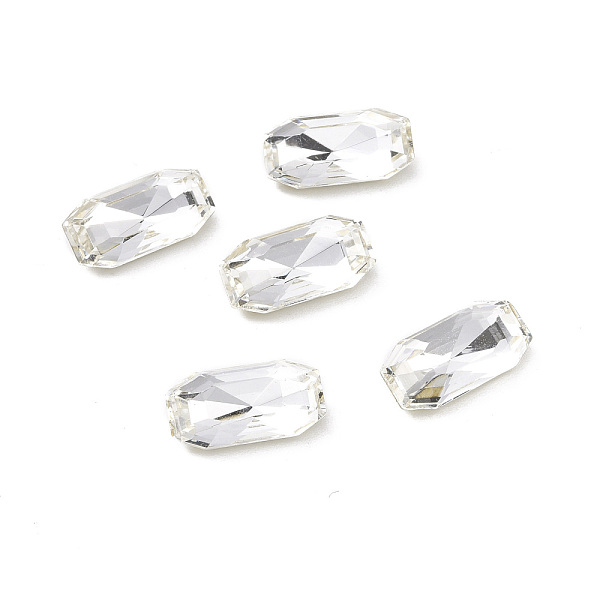 PandaHall K9 Glass Rhinestone Cabochons, Pointed Back & Back Plated, Faceted, Rectangle, Crystal, 12x6x4.3mm Glass Rhinestone Rectangle..., Clear
PandaHall K9 Glass Rhinestone Cabochons, Pointed Back & Back Plated, Faceted, Rectangle, Crystal, 12x6x4.3mm Glass Rhinestone Rectangle..., Clear