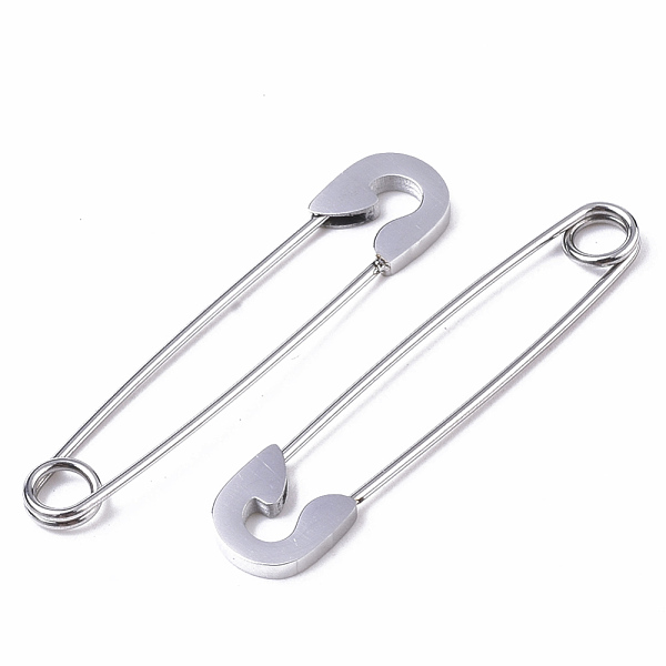 PandaHall 201 Stainless Steel Safety Pins Earrings, Stainless Steel Color, 39x8x1.5mm, Pin: 1mm 201 Stainless Steel
PandaHall 201 Stainless Steel Safety Pins Earrings, Stainless Steel Color, 39x8x1.5mm, Pin: 1mm 201 Stainless Steel
