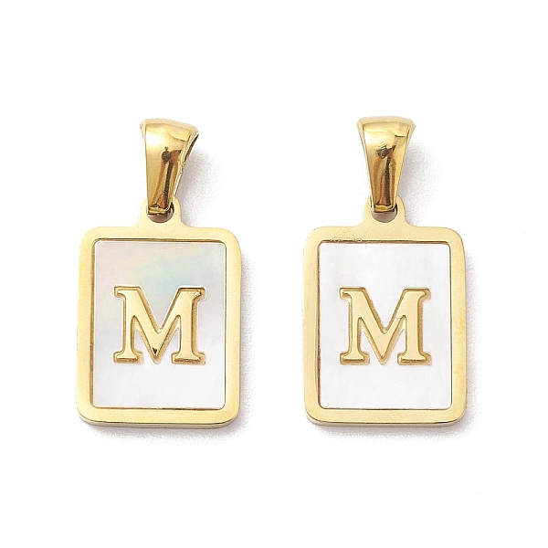 PandaHall Ion Plating(IP) 304 Stainless Steel Pave Shell Pendants, Rectangle Charm, Real 18K Gold Plated, Letter M, 17.5x12x1.5mm, Hole...
PandaHall Ion Plating(IP) 304 Stainless Steel Pave Shell Pendants, Rectangle Charm, Real 18K Gold Plated, Letter M, 17.5x12x1.5mm, Hole...