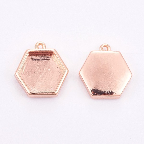 PandaHall Brass Pendant Cabochon Settings, Plain Edge Bezel Cups, Long-Lasting Plated, Hexagon, Mixed Color, Tray: 10.5x11.5mm, 14.5x14x3mm..., Multicolor
PandaHall Brass Pendant Cabochon Settings, Plain Edge Bezel Cups, Long-Lasting Plated, Hexagon, Mixed Color, Tray: 10.5x11.5mm, 14.5x14x3mm..., Multicolor