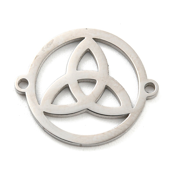 PandaHall 304 Stainless Steel Connector Charms, Flat Round with Triquetra Links, Stainless Steel Color, 17.5x15x1mm, Hole: 1.2mm 304...
PandaHall 304 Stainless Steel Connector Charms, Flat Round with Triquetra Links, Stainless Steel Color, 17.5x15x1mm, Hole: 1.2mm 304...