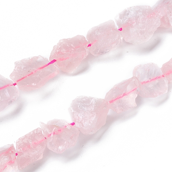 PandaHall Natural Rose Quartz Beads Strands, Rough Raw Stone, Nuggets, 11~25x11~20mm, Hole: 1.2mm, about 12~15pcs/strand, 7.48 inch~7.87...
PandaHall Natural Rose Quartz Beads Strands, Rough Raw Stone, Nuggets, 11~25x11~20mm, Hole: 1.2mm, about 12~15pcs/strand, 7.48 inch~7.87...