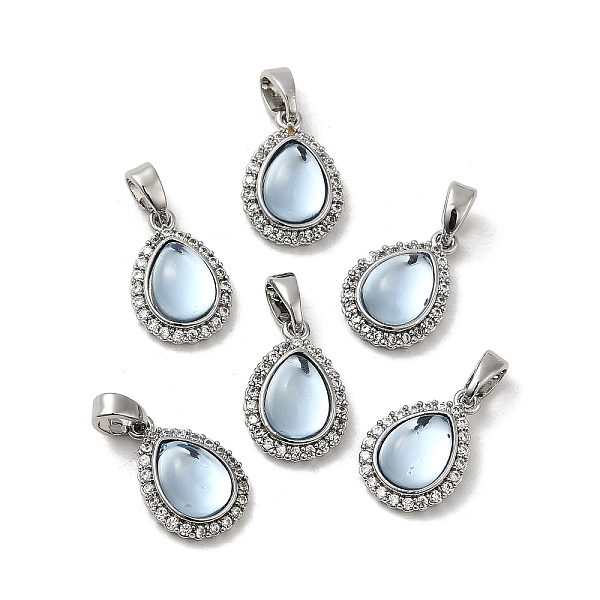 PandaHall Brass Micro Pave Clear Cubic Zirconia Teardrop Charms, with Resin, Real Platinum Plated, 14.5x10x5mm, Hole: 4.5x2.5mm Brass+Resin...
PandaHall Brass Micro Pave Clear Cubic Zirconia Teardrop Charms, with Resin, Real Platinum Plated, 14.5x10x5mm, Hole: 4.5x2.5mm Brass+Resin...