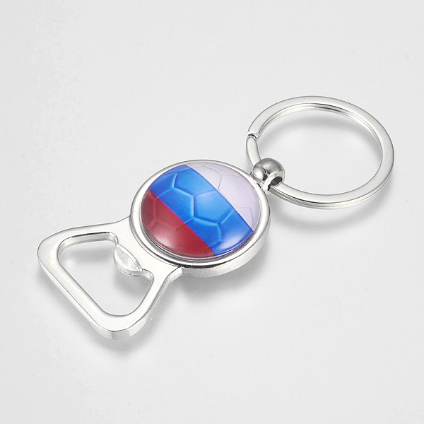 PandaHall Alloy Keychain, Bottle Opener/Can Opener with Russia Flag Pattern, Colorful, 81~82mm Alloy Others
PandaHall Alloy Keychain, Bottle Opener/Can Opener with Russia Flag Pattern, Colorful, 81~82mm Alloy Others