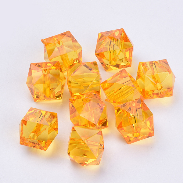 PandaHall Transparent Acrylic Beads, Faceted, Cube, Orange, 10x10x8mm, Hole: 1.5mm, about 900pcs/500g Acrylic Cube Orange
PandaHall Transparent Acrylic Beads, Faceted, Cube, Orange, 10x10x8mm, Hole: 1.5mm, about 900pcs/500g Acrylic Cube Orange