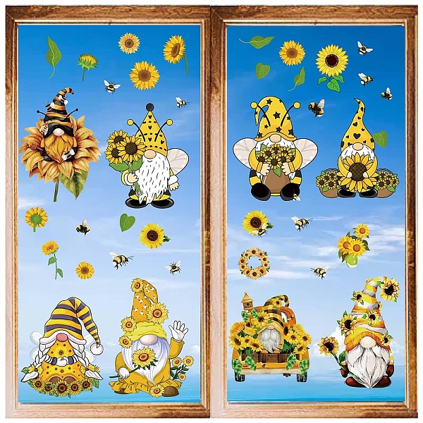 PandaHall CRASPIRE 16 Sheets Gnome Wall Stickers Sunflower Stickers Dwarf Elf Bees Flower Window Stickers PVC Waterproof Self Adhesive Wall...
PandaHall CRASPIRE 16 Sheets Gnome Wall Stickers Sunflower Stickers Dwarf Elf Bees Flower Window Stickers PVC Waterproof Self Adhesive Wall...