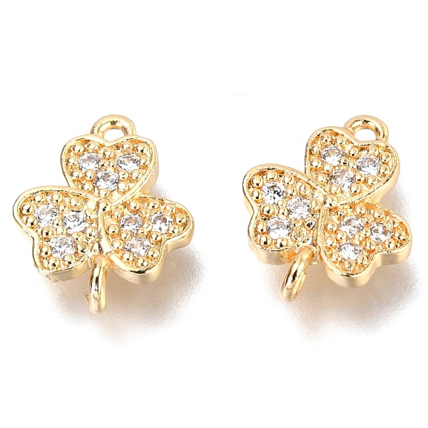 PandaHall Brass Micro Pave Clear Cubic Zirconia Links Connectors, Long-Lasting Plated, Clover, Real 14K Gold Plated, 11x9x2.5mm, Hole: 0.7mm...
PandaHall Brass Micro Pave Clear Cubic Zirconia Links Connectors, Long-Lasting Plated, Clover, Real 14K Gold Plated, 11x9x2.5mm, Hole: 0.7mm...