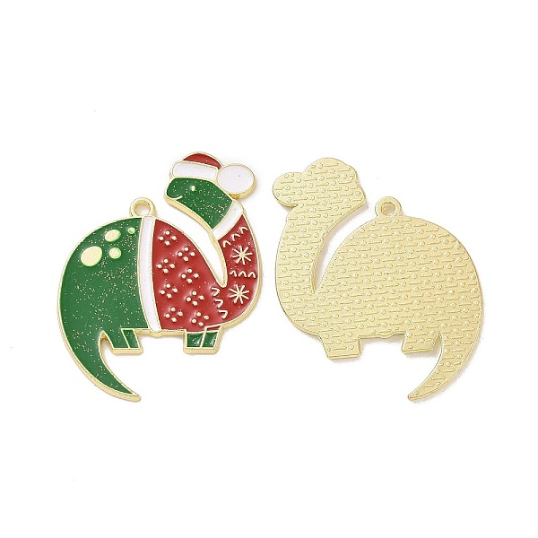 PandaHall Christmas Theme Rack Plating Alloy Enamel Pendants, with Glitter Powder, Dinosaur with Hat Charms, Light Gold, 37.5x30.5x1.5mm...
PandaHall Christmas Theme Rack Plating Alloy Enamel Pendants, with Glitter Powder, Dinosaur with Hat Charms, Light Gold, 37.5x30.5x1.5mm...