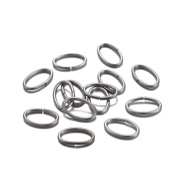 PandaHall 304 Stainless Steel Jump Rings, Open Jump Rings, Oval, Stainless Steel Color, 20 Gauge, 8x5x0.8mm, Inner Diameter: 3.5x6.5mm 304...
PandaHall 304 Stainless Steel Jump Rings, Open Jump Rings, Oval, Stainless Steel Color, 20 Gauge, 8x5x0.8mm, Inner Diameter: 3.5x6.5mm 304...