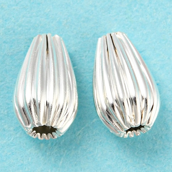 PandaHall Eco-friendly Brass Beads, Cadmium Free & Lead Free, Long-Lasting Plated, Corrugated Teardrop, 925 Sterling Silver Plated, 8x5mm...
PandaHall Eco-friendly Brass Beads, Cadmium Free & Lead Free, Long-Lasting Plated, Corrugated Teardrop, 925 Sterling Silver Plated, 8x5mm...