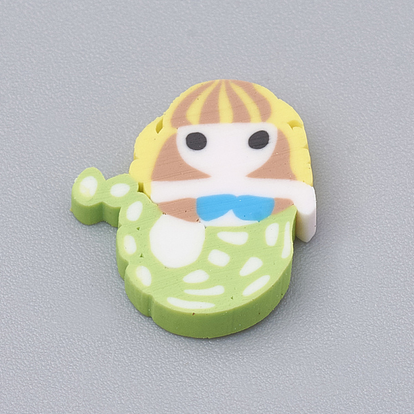 PandaHall Handmade Polymer Clay Cabochons, Mermaid, Mixed Color, 11~14x11~13x1~2.5mm Polymer Clay Fish Multicolor
PandaHall Handmade Polymer Clay Cabochons, Mermaid, Mixed Color, 11~14x11~13x1~2.5mm Polymer Clay Fish Multicolor