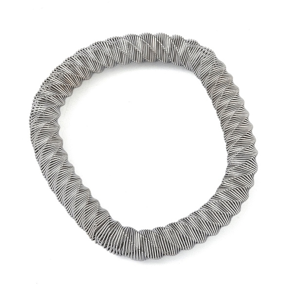 PandaHall 304 Stainless Steel Twisted Bangles for Women, Stainless Steel Color, Inner Diameter: 1-7/8 inch(4.9cm), 8.5mm 304 Stainless Steel...
PandaHall 304 Stainless Steel Twisted Bangles for Women, Stainless Steel Color, Inner Diameter: 1-7/8 inch(4.9cm), 8.5mm 304 Stainless Steel...