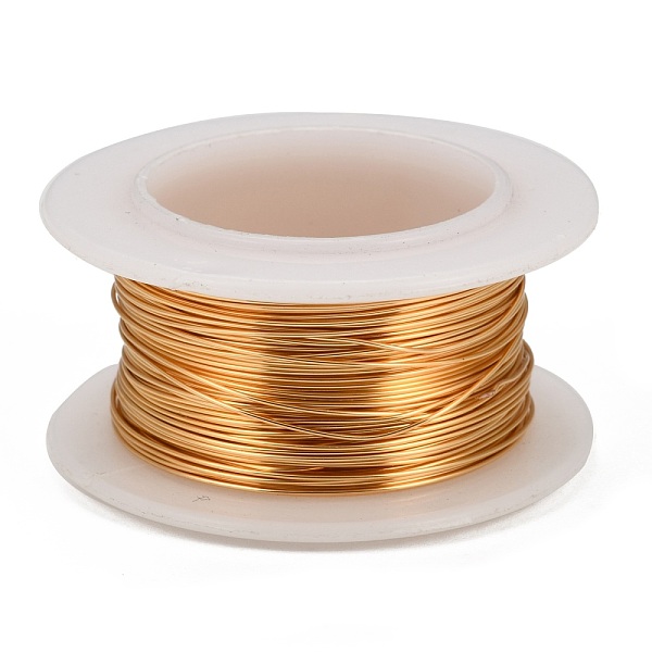 PandaHall Round Copper Jewelry Wire, Lead Free & Cadmium Free & Nickel Free, Long-Lasting Plated, with Spool, Golden, 28 Gauge, 0.3mm, about...
PandaHall Round Copper Jewelry Wire, Lead Free & Cadmium Free & Nickel Free, Long-Lasting Plated, with Spool, Golden, 28 Gauge, 0.3mm, about...