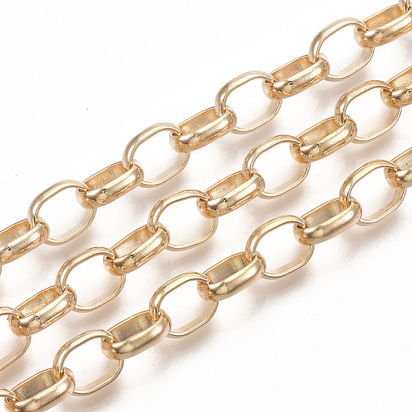 PandaHall Iron Rolo Chains, Belcher Chains, Unwelded, with Spool, Light Gold, 10x8x2.5mm, about 82.02 Feet(25m)/roll Iron
PandaHall Iron Rolo Chains, Belcher Chains, Unwelded, with Spool, Light Gold, 10x8x2.5mm, about 82.02 Feet(25m)/roll Iron
