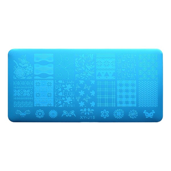 PandaHall Stainless Steel Nail Art Templates Stamping Plate Set, Nail Image Templates, Rectangle Manicure Template Kit, Butterfly Pattern...
PandaHall Stainless Steel Nail Art Templates Stamping Plate Set, Nail Image Templates, Rectangle Manicure Template Kit, Butterfly Pattern...