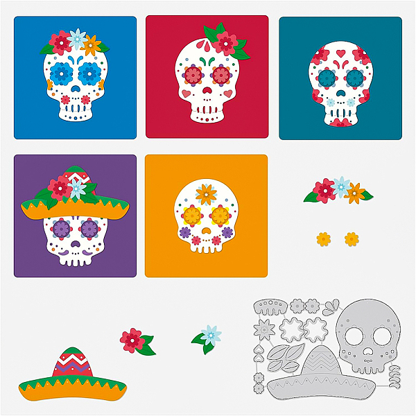 PandaHall BENECREAT 15.5x10.7cm Halloween Metal Die Cuts, Creative Skull Metal Cutting Dies for Halloween Scrapbook Card Making DIY Crafts...
PandaHall BENECREAT 15.5x10.7cm Halloween Metal Die Cuts, Creative Skull Metal Cutting Dies for Halloween Scrapbook Card Making DIY Crafts...