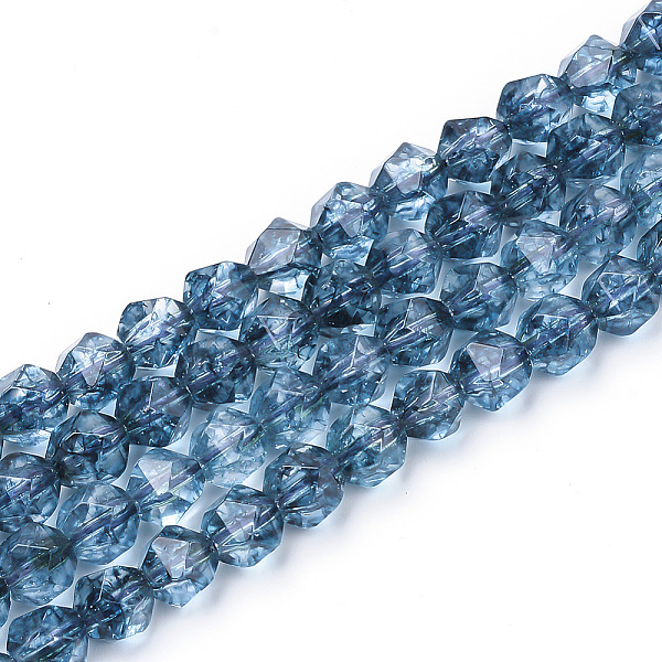 PandaHall Natural Quartz Crystal Beads Strands, Star Cut Round Beads, Faceted, Dyed, 7.5~8x6.5~7mm, Hole: 1.5mm, about 46pcs/strand, 15.5...
PandaHall Natural Quartz Crystal Beads Strands, Star Cut Round Beads, Faceted, Dyed, 7.5~8x6.5~7mm, Hole: 1.5mm, about 46pcs/strand, 15.5...