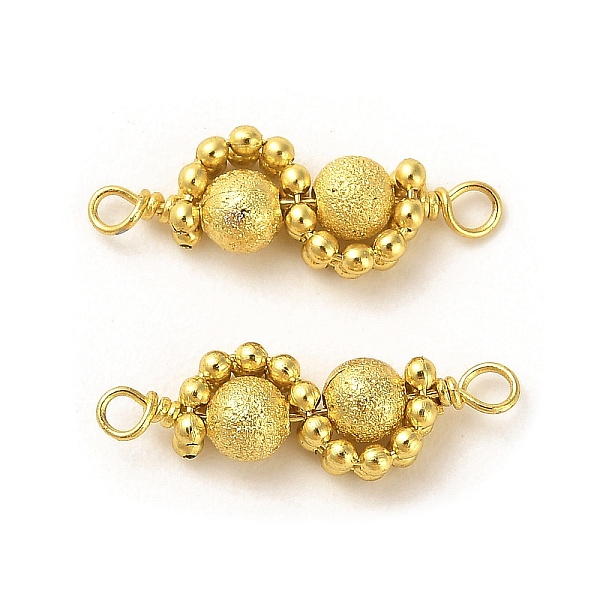 PandaHall Rack Plating Brass Connector Charms, Round Links, Real 18K Gold Plated, 20x6.5x4mm, Hole: 1.8mm Brass Round
PandaHall Rack Plating Brass Connector Charms, Round Links, Real 18K Gold Plated, 20x6.5x4mm, Hole: 1.8mm Brass Round