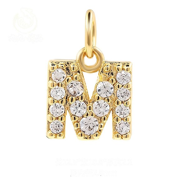 PandaHall Brass Cubic Zirconia Pendants with Jump Rings, Real 18K Gold Plated, Letter M, 12.5x10.8x2.2mm, Hole: 2.8mm Brass+Cubic Zirconia..., Clear
PandaHall Brass Cubic Zirconia Pendants with Jump Rings, Real 18K Gold Plated, Letter M, 12.5x10.8x2.2mm, Hole: 2.8mm Brass+Cubic Zirconia..., Clear