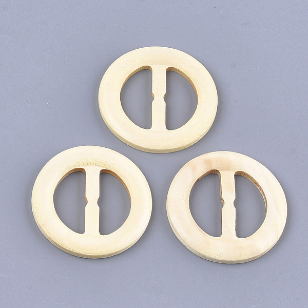 PandaHall Wooden Buckles, Flat Round, Cornsilk, 48.5~49.5x5.5mm, Hole: 30x13mm Wood Flat Round Gold
PandaHall Wooden Buckles, Flat Round, Cornsilk, 48.5~49.5x5.5mm, Hole: 30x13mm Wood Flat Round Gold