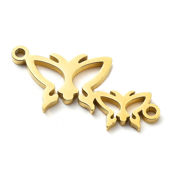 PandaHall 304 Stainless Steel Connector Charms, Butterfly Links, Golden, 10x20.5x1mm, Hole: 1.2mm 304 Stainless Steel Butterfly
PandaHall 304 Stainless Steel Connector Charms, Butterfly Links, Golden, 10x20.5x1mm, Hole: 1.2mm 304 Stainless Steel Butterfly