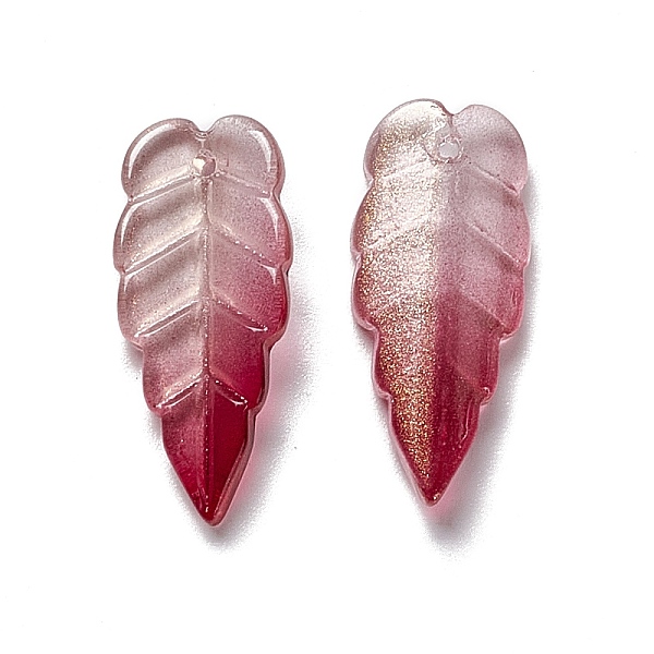 PandaHall Electroplate Glass Pendant, with Glitter Gold Powder, Leaf, Dark Red, 23x10x3mm, Hole: 1.2mm Glass Leaf
PandaHall Electroplate Glass Pendant, with Glitter Gold Powder, Leaf, Dark Red, 23x10x3mm, Hole: 1.2mm Glass Leaf