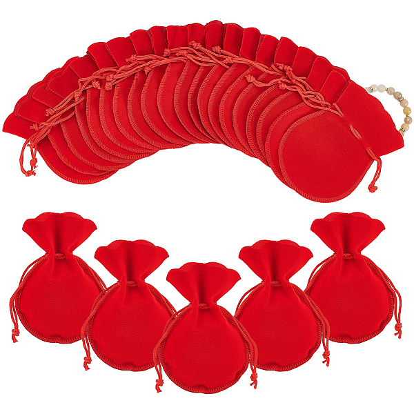 PandaHall 50Pcs Gourd Velvet Drawstring Bags, Gift Pouches, Red, 12x9cm Velvet Others Red
PandaHall 50Pcs Gourd Velvet Drawstring Bags, Gift Pouches, Red, 12x9cm Velvet Others Red