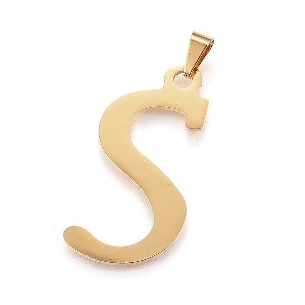 PandaHall 304 Stainless Steel Pendants and Stud Earrings Jewelry Sets, Alphabet, Letter.S, 50x24x1.7mm, Hole: 9x4.5mm, 17x10x1.5mm, Pin...
PandaHall 304 Stainless Steel Pendants and Stud Earrings Jewelry Sets, Alphabet, Letter.S, 50x24x1.7mm, Hole: 9x4.5mm, 17x10x1.5mm, Pin...
