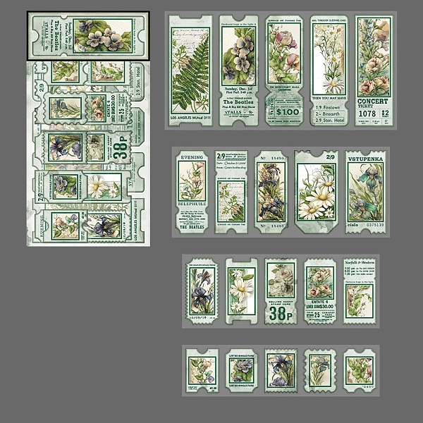 PandaHall Paper Stickers, Adhesive Roll Sticker Labels, for Envelopes, Embosser Stamp, Sealing Certificate Stickers, Dark Sea Green...
PandaHall Paper Stickers, Adhesive Roll Sticker Labels, for Envelopes, Embosser Stamp, Sealing Certificate Stickers, Dark Sea Green...