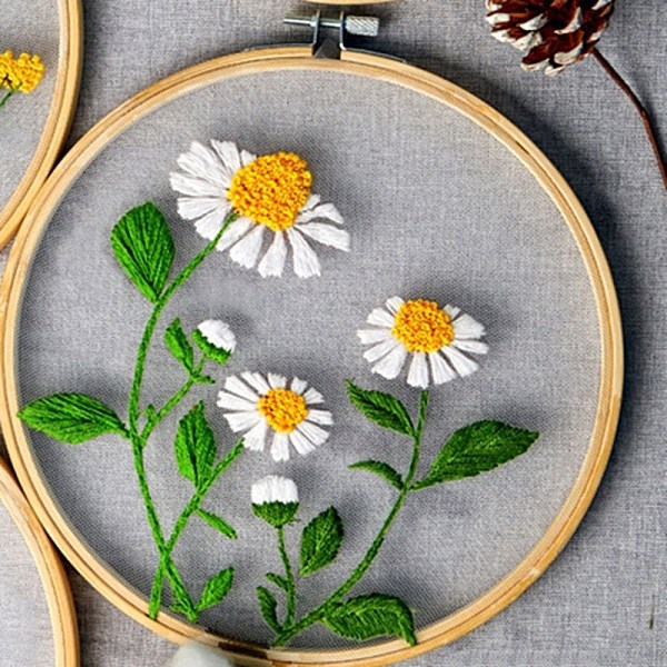 PandaHall DIY Transparent Fabric Embroidery Kits, with Polyurethane Elastic Fibre and Plastic Frame & Iron Needle & Colored Thread...
PandaHall DIY Transparent Fabric Embroidery Kits, with Polyurethane Elastic Fibre and Plastic Frame & Iron Needle & Colored Thread...