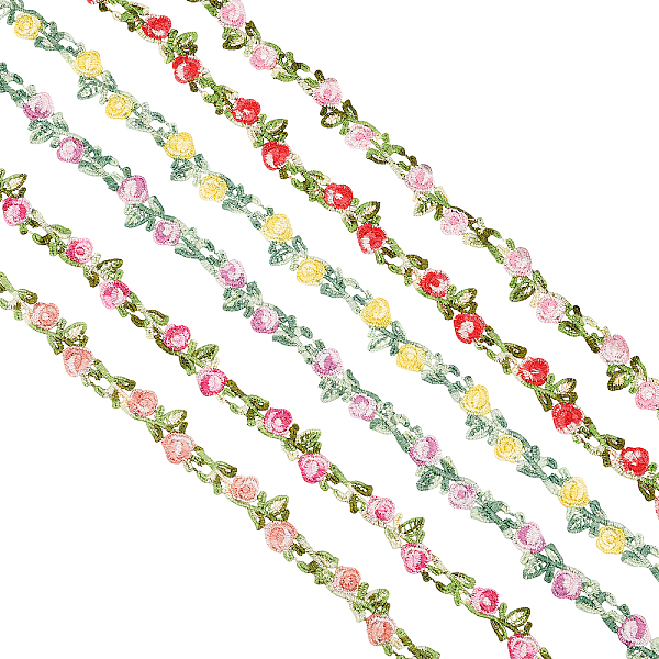 PandaHall 6 Yards Flower Lace Ribbon, 6 Colors 3/4 Inch Floral Lace Trim Embroidered Trim Polyester Trim Ribbon for DIY Wedding Appliques..., Multicolor
PandaHall 6 Yards Flower Lace Ribbon, 6 Colors 3/4 Inch Floral Lace Trim Embroidered Trim Polyester Trim Ribbon for DIY Wedding Appliques..., Multicolor