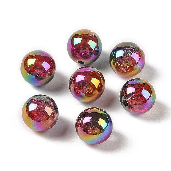 PandaHall UV Plating Opaque Crackle Two-tone Acrylic Beads, Round, Dark Red, 16mm, Hole: 2.7mm Acrylic Round
PandaHall UV Plating Opaque Crackle Two-tone Acrylic Beads, Round, Dark Red, 16mm, Hole: 2.7mm Acrylic Round