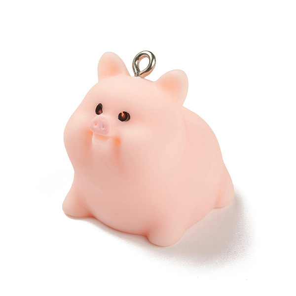 PandaHall Opaque Resin Pendants, Cute Pig Charms, with Platinum Plated Iron Loops, Pig, 23x22x25mm, Hole: 1.8mm Iron+Resin Pig
PandaHall Opaque Resin Pendants, Cute Pig Charms, with Platinum Plated Iron Loops, Pig, 23x22x25mm, Hole: 1.8mm Iron+Resin Pig