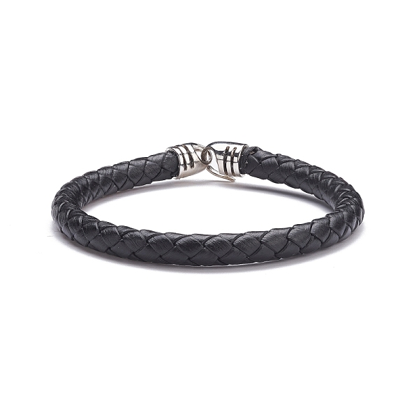 PandaHall Braided Leather Cord Bracelet with Brass S-Hook Clasps for Men Women, Black, Inner Diameter: 2-1/4 inch(5.6cm) Leather Black
PandaHall Braided Leather Cord Bracelet with Brass S-Hook Clasps for Men Women, Black, Inner Diameter: 2-1/4 inch(5.6cm) Leather Black