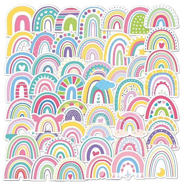 PandaHall PVC Adhesive Stickers, for Suitcase, Skateboard, Refrigerator, Helmet, Mobile Phone Shell, Birthday, Rainbow Pattern, 4~6x4~6cm...
PandaHall PVC Adhesive Stickers, for Suitcase, Skateboard, Refrigerator, Helmet, Mobile Phone Shell, Birthday, Rainbow Pattern, 4~6x4~6cm...