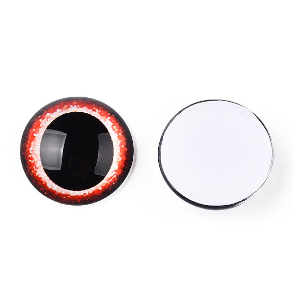 PandaHall Glass Cabochons, Half Round with Eye, Orange Red, 20x6.5mm Glass Half Round
PandaHall Glass Cabochons, Half Round with Eye, Orange Red, 20x6.5mm Glass Half Round