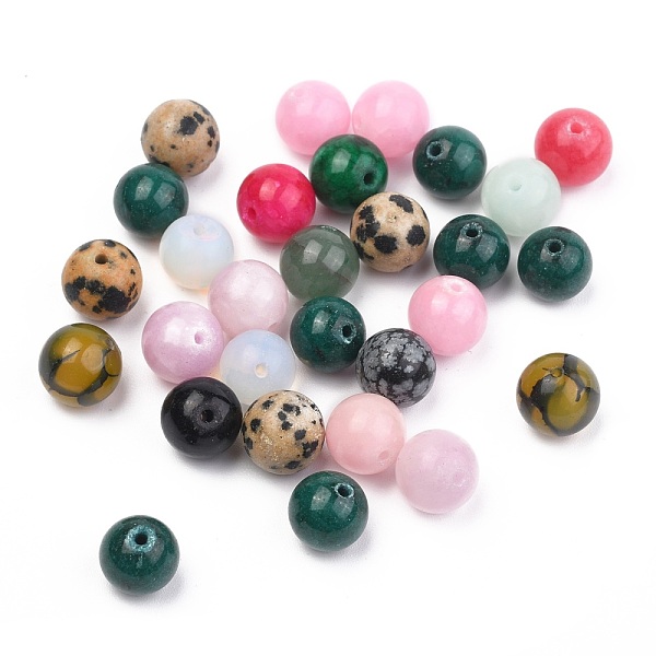 PandaHall Natural & Synthetic Mixed Gemstone Beads, Round, Mixed Dyed and Undyed, 10mm, Hole: 1mm Mixed Stone Round
PandaHall Natural & Synthetic Mixed Gemstone Beads, Round, Mixed Dyed and Undyed, 10mm, Hole: 1mm Mixed Stone Round