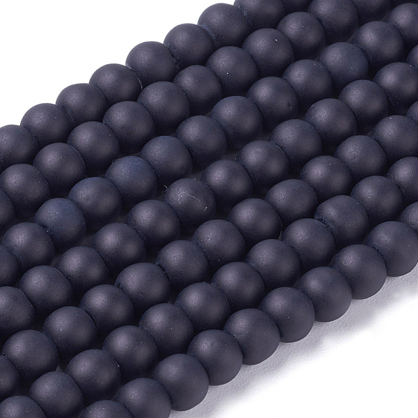 PandaHall Transparent Glass Bead Strands, Frosted, Round, Black, 4mm, Hole: 1.1~1.6mm, about 200pcs/strand, 31.4 inch Glass Round Black
PandaHall Transparent Glass Bead Strands, Frosted, Round, Black, 4mm, Hole: 1.1~1.6mm, about 200pcs/strand, 31.4 inch Glass Round Black