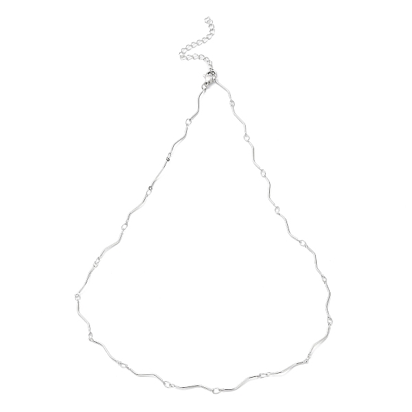 PandaHall 304 Stainless Steel Twist Bar Link Chain Necklace, Stainless Steel Color, 17.56 inch(44.6cm) 304 Stainless Steel
PandaHall 304 Stainless Steel Twist Bar Link Chain Necklace, Stainless Steel Color, 17.56 inch(44.6cm) 304 Stainless Steel
