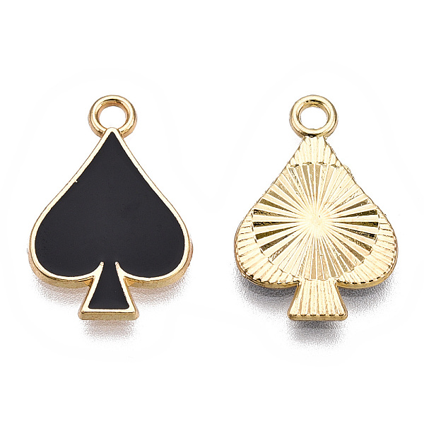 PandaHall Barrel Plating Alloy Pendants, with Enamel, Cadmium Free & Nickel Free & Lead Free, Heart, Light Gold, Black, 18.5x12.5x1.5mm...
PandaHall Barrel Plating Alloy Pendants, with Enamel, Cadmium Free & Nickel Free & Lead Free, Heart, Light Gold, Black, 18.5x12.5x1.5mm...