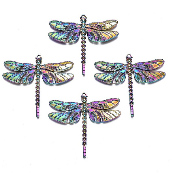 PandaHall Rainbow Color Alloy Big Pendant Rhinestone Settings, Cadmium Free & Nickel Free & Lead Free, Autumn Pendants, Dragonfly, Fit For...
PandaHall Rainbow Color Alloy Big Pendant Rhinestone Settings, Cadmium Free & Nickel Free & Lead Free, Autumn Pendants, Dragonfly, Fit For...