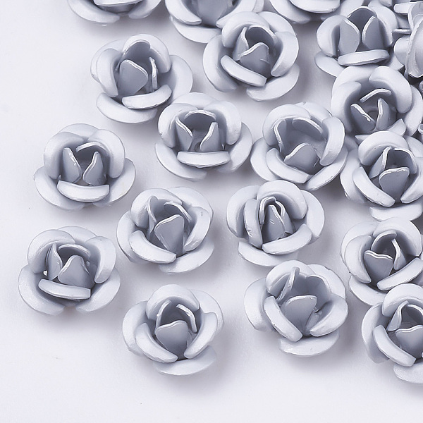 PandaHall Aluminum Beads, Frosted, Long-Lasting Plated, 3-Petal Flower, WhiteSmoke, 6x4.5mm, Hole: 0.8mm Aluminum Flower White
PandaHall Aluminum Beads, Frosted, Long-Lasting Plated, 3-Petal Flower, WhiteSmoke, 6x4.5mm, Hole: 0.8mm Aluminum Flower White
