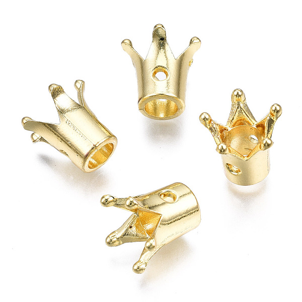 PandaHall Rack Plating Alloy Beads, Cadmium Free & Lead Free, Crown, Light Gold, 12x12.5x12mm, Hole: 1.5mm Alloy Crown
PandaHall Rack Plating Alloy Beads, Cadmium Free & Lead Free, Crown, Light Gold, 12x12.5x12mm, Hole: 1.5mm Alloy Crown