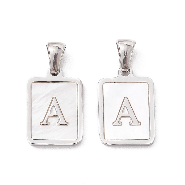 PandaHall 304 Stainless Steel Pave Shell Pendants, Rectangle Charm, Stainless Steel Color, Letter A, 17.5x12x1.5mm, Hole: 3x5mm Stainless...
PandaHall 304 Stainless Steel Pave Shell Pendants, Rectangle Charm, Stainless Steel Color, Letter A, 17.5x12x1.5mm, Hole: 3x5mm Stainless...