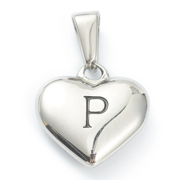PandaHall 304 Stainless Steel Pendants, Heart with Black Letter, Stainless Steel Color, Letter.P, 16x16x4.5mm, Hole: 7x3mm 304 Stainless...
PandaHall 304 Stainless Steel Pendants, Heart with Black Letter, Stainless Steel Color, Letter.P, 16x16x4.5mm, Hole: 7x3mm 304 Stainless...