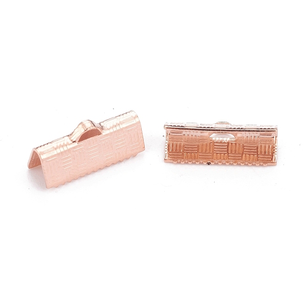 PandaHall 304 Stainless Steel Ribbon Crimp Ends, Rose Gold, 8x15x5mm, Hole: 1.5x0.5mm 304 Stainless Steel
PandaHall 304 Stainless Steel Ribbon Crimp Ends, Rose Gold, 8x15x5mm, Hole: 1.5x0.5mm 304 Stainless Steel