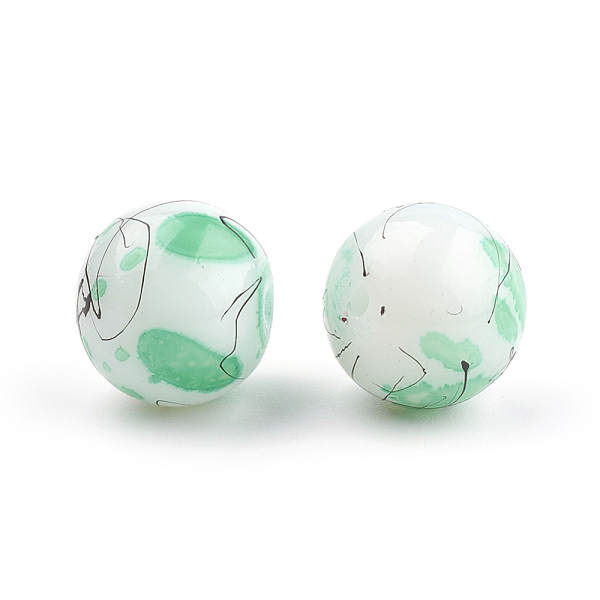 PandaHall Drawbench & Baking Painted Glass Beads Strands, Round, Medium Sea Green, 6mm, Hole: 1mm, about 130pcs/strand, 31.4 inch Glass...
PandaHall Drawbench & Baking Painted Glass Beads Strands, Round, Medium Sea Green, 6mm, Hole: 1mm, about 130pcs/strand, 31.4 inch Glass...